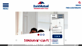 What Bankmutual.com website looked like in 2016 (7 years ago)