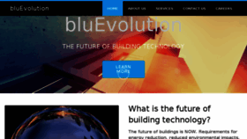 What Bluevolution.com website looked like in 2016 (7 years ago)