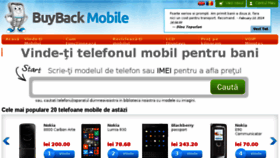 What Buybackmobile.ro website looked like in 2016 (7 years ago)