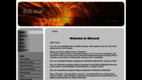 What Bizlocal.bz website looked like in 2016 (7 years ago)