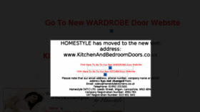 What Bedroomdoors.co.uk website looked like in 2016 (7 years ago)