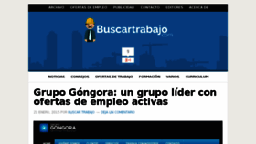 What Buscartrabajo.com website looked like in 2016 (7 years ago)
