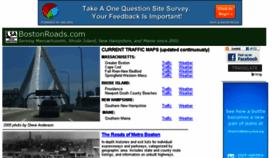What Bostonroads.com website looked like in 2016 (7 years ago)