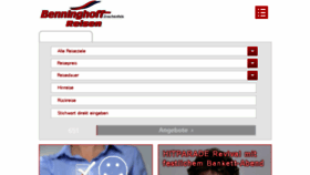 What Benninghoff-reisen.de website looked like in 2016 (7 years ago)