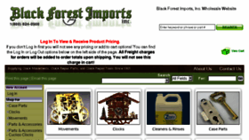 What Blackforestimports.com website looked like in 2016 (7 years ago)