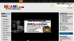 What Bidami.com website looked like in 2016 (7 years ago)