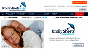What Brollysheets.com.au website looked like in 2016 (7 years ago)