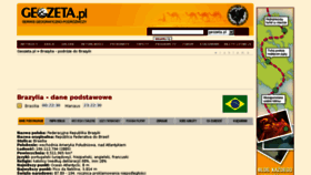 What Brazylia.geozeta.pl website looked like in 2016 (7 years ago)