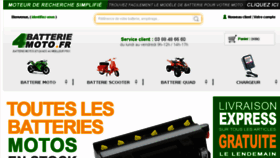 What Batterie4moto.fr website looked like in 2016 (7 years ago)