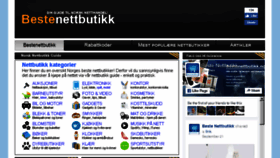 What Bestenettbutikk.no website looked like in 2016 (7 years ago)