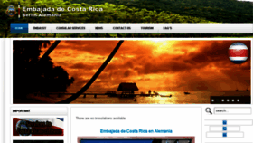 What Botschaft-costarica.de website looked like in 2016 (7 years ago)