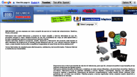 What Beumer.es website looked like in 2016 (7 years ago)
