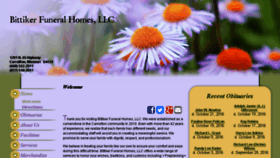 What Bittikerfuneralhomes.com website looked like in 2016 (7 years ago)