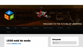 What Blog.electricbricks.com website looked like in 2016 (7 years ago)