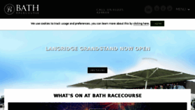What Bath-racecourse.co.uk website looked like in 2016 (7 years ago)