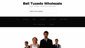 What Belltuxedowholesale.com website looked like in 2016 (7 years ago)