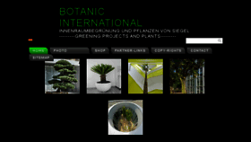What Botanic-international.com website looked like in 2016 (7 years ago)