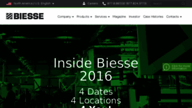 What Biesseamerica.com website looked like in 2016 (7 years ago)