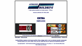 What Boldrinibus.it website looked like in 2016 (7 years ago)