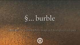 What Burbleweb.com website looked like in 2016 (7 years ago)