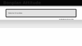 What Bonplan-attitude.com website looked like in 2016 (7 years ago)