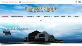 What Bumimasgroup.co.id website looked like in 2016 (7 years ago)