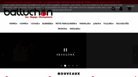 What Balluchon.fr website looked like in 2016 (7 years ago)