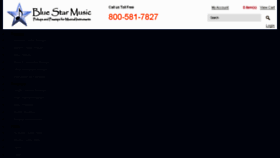 What Bluestarmusic.com website looked like in 2016 (7 years ago)