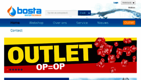 What Bosta.nl website looked like in 2016 (7 years ago)