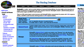 What Bindingdb.org website looked like in 2016 (7 years ago)