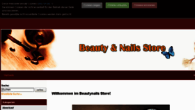 What Beautynails-store.at website looked like in 2016 (7 years ago)