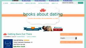 What Booksaboutdating.com website looked like in 2016 (7 years ago)