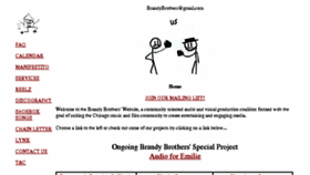 What Brandybrothers.com website looked like in 2016 (7 years ago)
