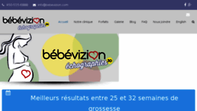 What Bebevizion.com website looked like in 2016 (7 years ago)