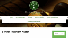 What Berliner-testament-muster.de website looked like in 2016 (7 years ago)