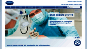 What Bode-science-center.de website looked like in 2016 (7 years ago)