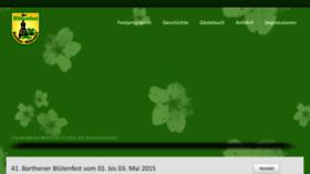 What Bluetenfestverein.de website looked like in 2016 (7 years ago)