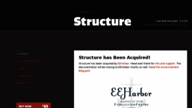 What Buildwithstructure.com website looked like in 2016 (7 years ago)