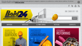 What Boid24.es website looked like in 2016 (7 years ago)