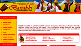 What Baisakhifestival.com website looked like in 2016 (7 years ago)