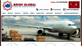 What Briskglobal.com website looked like in 2016 (7 years ago)