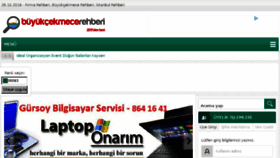 What Buyukcekmecerehberi.net website looked like in 2016 (7 years ago)