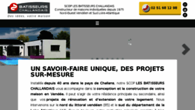 What Batisseurs-challandais.fr website looked like in 2016 (7 years ago)