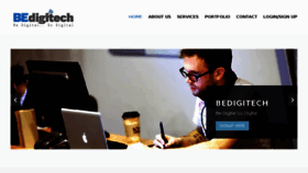 What Bedigitech.com website looked like in 2016 (7 years ago)