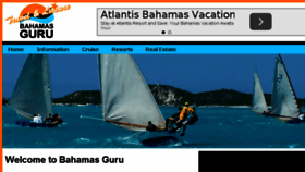 What Bahamasguru.com website looked like in 2016 (7 years ago)