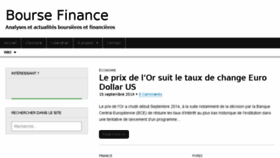 What Bourse-finance.fr website looked like in 2016 (7 years ago)