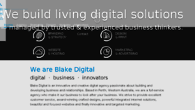 What Blakedigital.com website looked like in 2016 (7 years ago)