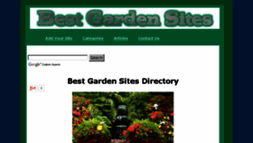 What Bestgardensites.net website looked like in 2016 (7 years ago)