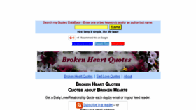 What Brokenheartquotes4u.com website looked like in 2016 (7 years ago)