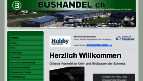 What Bushandel.ch website looked like in 2016 (8 years ago)